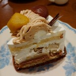 クネーテン - 和栗のモンブランショートケーキ（週末限定：490円）