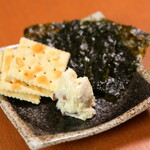 海鮮屋 直会処 まんどりあし - いぶりがっこクリームチーズ