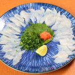 海鮮屋 直会処 まんどりあし - ふぐ刺し