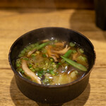 れんげ料理店 - 2020.11 野菜のお味噌汁（サービス）