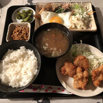 ヒロミ - 唐揚げ朝定食500円！