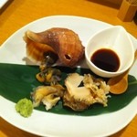 おしどり - 真つぶ貝のお造り