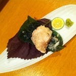 おしどり - カスベの塩麹蒸し