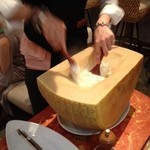 Hona Cafe - パルミジャーノ・レジャーノチーズのリゾット