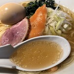 鴨出汁中華蕎麦 麺屋yoshiki - 鮭の塩そば