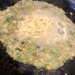 醍醐 - ヤングもんじや　1000円
土手作って…
タレが溢れ出ないギリギリの量です　さすが☆