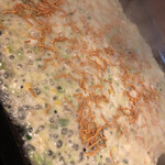 醍醐 - 奥さんが手際よーく焼いてくれ
最後に広げて　出来上がり♪