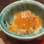 新日本料理 宗春 - ズワイ蟹といくらの飯蒸し