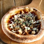 Teriyaki chicken mayo pizza