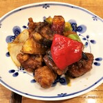 自然派中華 クイジン - こだわりランチ 主菜　栗豚の酢豚　