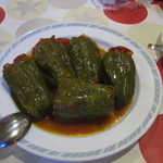 アセナ - ビベルドルマス（ピーマンのピラフ詰羊肉入り）