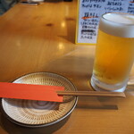 魚屋ひでぞう - 生ビール