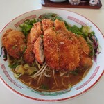 Tenriyouoka - かつラーメン（600円）2020年11月