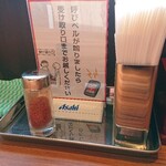 カルビ丼とスン豆腐専門店 韓丼 秋田中央店 - 卓上調味料