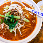 海老専家 - 担々麺＋半炒飯 セット 800円