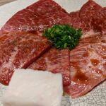 焼肉 六甲園 - 本日希少部位 4種盛り(タレ)