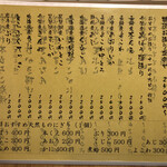 ひさご寿し - メニュー