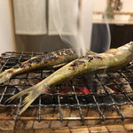 ひさご寿し - ホンモロコ炭焼き