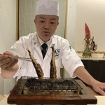 ひさご寿し - ホンモロコ炭焼き（掲載承諾済）