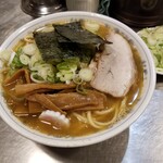 滝野川 大勝軒 - 別の日、中華そば・ネギ。