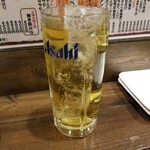 Ganso Bibai Yakitori Mifune - 緑茶ハイ 390円