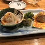 夜ノ焼魚 ちょーちょむすび - お通し