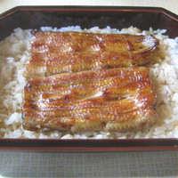 天然うなぎ しま村 - 天然鰻お重箱(竹）￥６８２５＠’１２．６．下旬