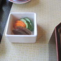 天然うなぎ しま村 - お重箱の香の物