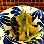 新小屋 - 美味！せせりと茄子の南蛮漬け