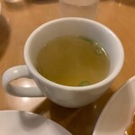 南海飯店 - かたい焼ソバのスープ