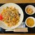 ごはんや 角ちゃん - ホルモンいためうどん(850円)です。