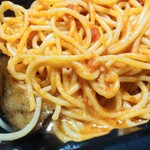 セブンイレブン - なすとトマトのチーズパスタ321円レンチン後マゼマゼした後アップ