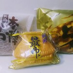 御菓子処　清邦庵 - 本陣みかさ 最中 とら焼 全部で437円
