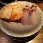 回転寿司 ぱさーる - アジと、タラバのフンドシ