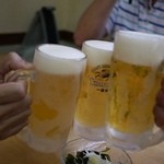 あぶずり食堂 - 潮香りの中の朝ビールは、身に染みます。週末にお勧めのスポットです。