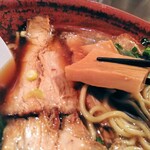 武者気 - メンマも、厚くて、歯ごたえもあり、旨いです