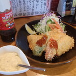 くつろぎ亭ひこべえ  - アジフライ（30㎝級で半身）