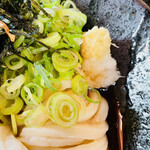 うどん 色彩 - ぶっかけ 冷 麺大盛 薬味(生姜・大根おろし)