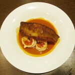 kitchen俊貴 - あいなめのソテーとオマール海老 アメリケーヌソース。　　　　　2020.11.12