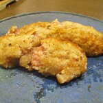 kitchen俊貴 - ステーキバーグ：新鮮な和牛のミンチ、卵黄、ニンニク醤油、岩塩 で焼きあげられた 中がまさにレアなハンバーグ！　　　　　2020.11.12