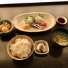 銀座HAJIME - 五種の刺身定食（税込み１０００円）
