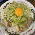 ラーメン二郎 - 小豚ラーメン+汁なし+ネギ ¥880+80+100