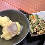 森のハンバーグ工房 ゆみさんち - 【日替りランチ 600円(税込)】副菜もちゃんと手づくり♪