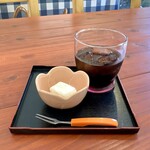森のハンバーグ工房 ゆみさんち - 【日替りランチ 600円(税込)】食後のコーヒー＆デザート