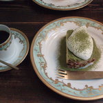 Kafe Mikyou - 抹茶ロールケーキ