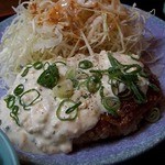創作鉄板料理とワインを楽しむ店 ～渋谷 居酒屋 花花～ - ビッグハンバーグ