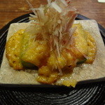 くらの坊 - 小皿　アスパラガスの味噌焼