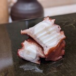鮨みやもと - タコ　噛むたびに旨味を感じる事ができます