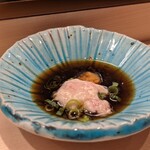 鮨みやもと - 肝ポン酢　器が素敵です