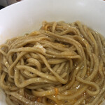 桐麺 本店 - 釜玉（写メ前に混ぜてしまった）